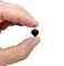 Pastel Bead Charms with Black Heart Dangles, 12 pieces, Creepy Cute Jewelry Supplies, Adorabilities